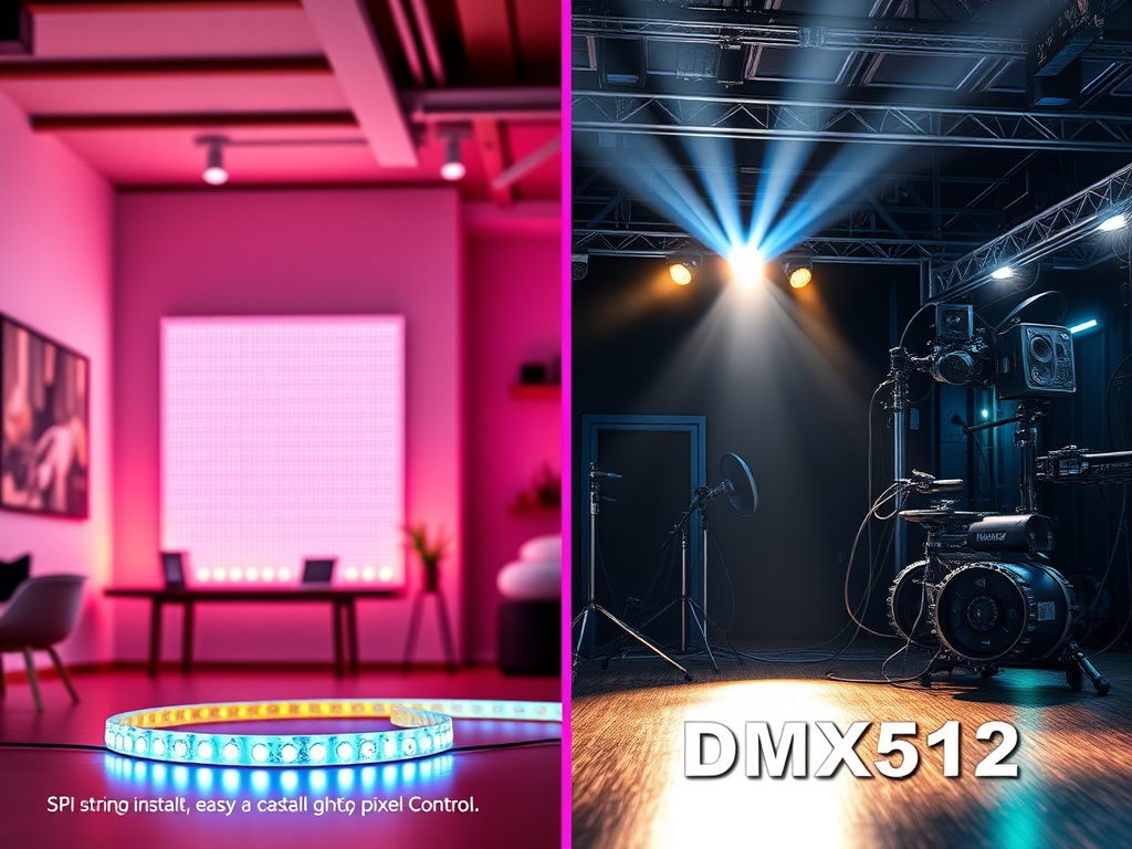 SPI vs DMX Strip Lights: Which is Right for Your&nbsp;Project?